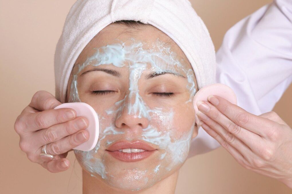 facial peeling for skin rejuvenation